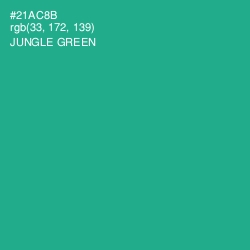 #21AC8B - Jungle Green Color Image