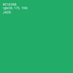 #21AD68 - Jade Color Image