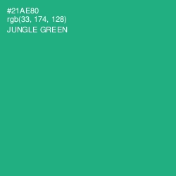 #21AE80 - Jungle Green Color Image