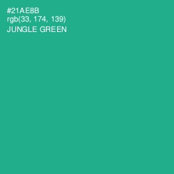 #21AE8B - Jungle Green Color Image