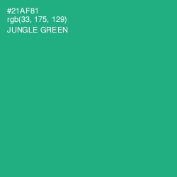 #21AF81 - Jungle Green Color Image