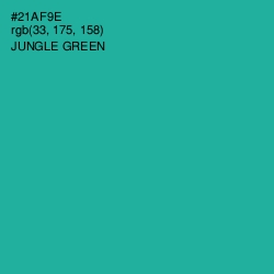 #21AF9E - Jungle Green Color Image