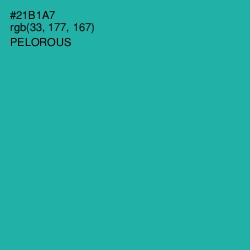 #21B1A7 - Pelorous Color Image