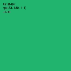 #21B46F - Jade Color Image