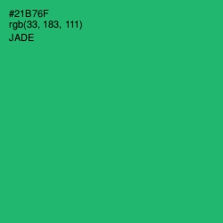 #21B76F - Jade Color Image