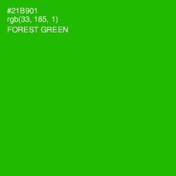 #21B901 - Forest Green Color Image