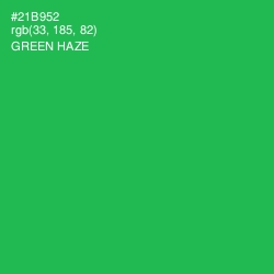 #21B952 - Green Haze Color Image