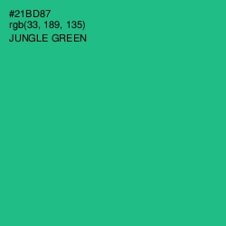 #21BD87 - Jungle Green Color Image