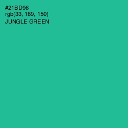 #21BD96 - Jungle Green Color Image