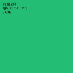 #21BE74 - Jade Color Image