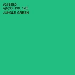 #21BE80 - Jungle Green Color Image