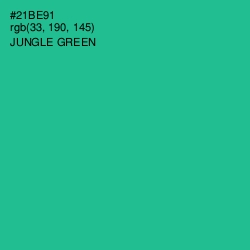 #21BE91 - Jungle Green Color Image