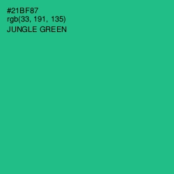 #21BF87 - Jungle Green Color Image