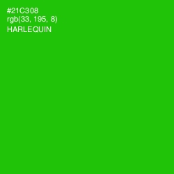 #21C308 - Harlequin Color Image