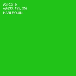 #21C319 - Harlequin Color Image