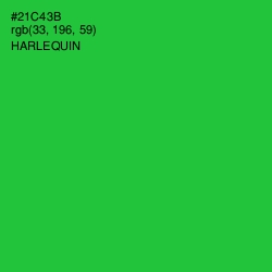 #21C43B - Harlequin Color Image