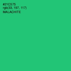 #21C575 - Malachite Color Image
