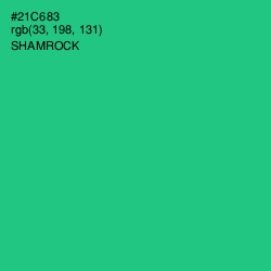 #21C683 - Shamrock Color Image