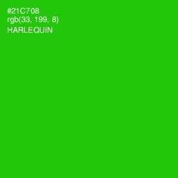 #21C708 - Harlequin Color Image