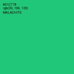 #21C778 - Malachite Color Image
