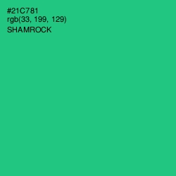 #21C781 - Shamrock Color Image