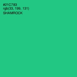 #21C783 - Shamrock Color Image