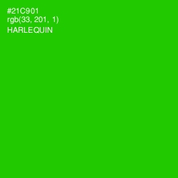 #21C901 - Harlequin Color Image