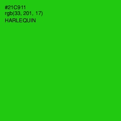 #21C911 - Harlequin Color Image