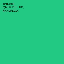 #21C983 - Shamrock Color Image