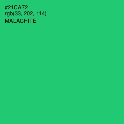#21CA72 - Malachite Color Image