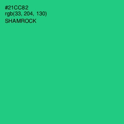 #21CC82 - Shamrock Color Image