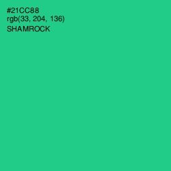 #21CC88 - Shamrock Color Image