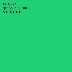 #21CF77 - Malachite Color Image