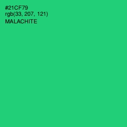 #21CF79 - Malachite Color Image