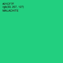 #21CF7F - Malachite Color Image