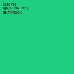 #21CF83 - Shamrock Color Image