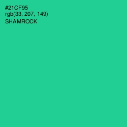 #21CF95 - Shamrock Color Image