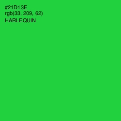 #21D13E - Harlequin Color Image