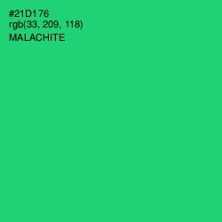 #21D176 - Malachite Color Image