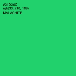 #21D26C - Malachite Color Image