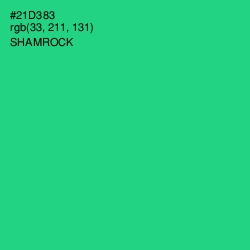 #21D383 - Shamrock Color Image