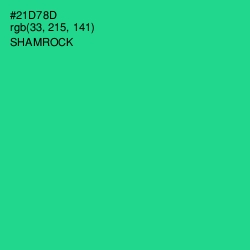 #21D78D - Shamrock Color Image