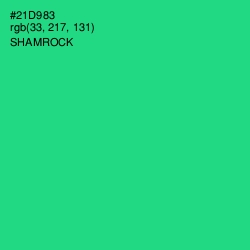 #21D983 - Shamrock Color Image