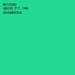 #21D990 - Shamrock Color Image