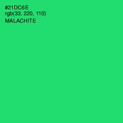 #21DC6E - Malachite Color Image