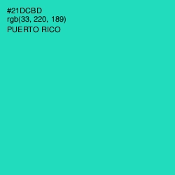 #21DCBD - Puerto Rico Color Image