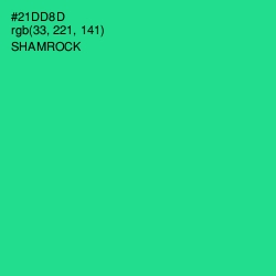 #21DD8D - Shamrock Color Image