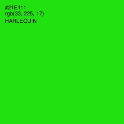 #21E111 - Harlequin Color Image