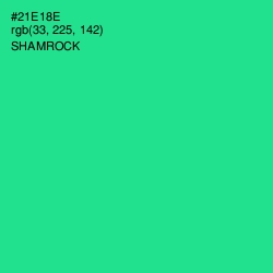 #21E18E - Shamrock Color Image
