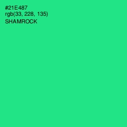 #21E487 - Shamrock Color Image